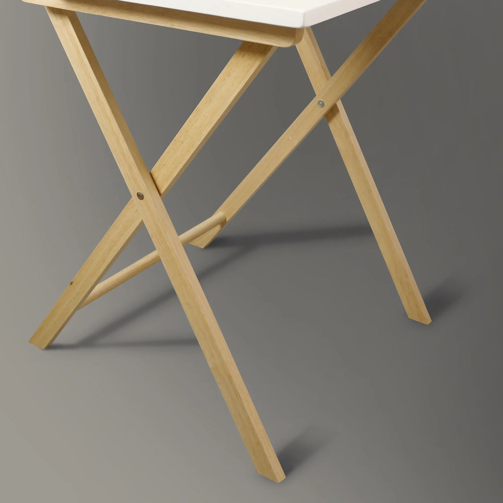 Solid Wood 2-tier Folding Laptop Desk L361