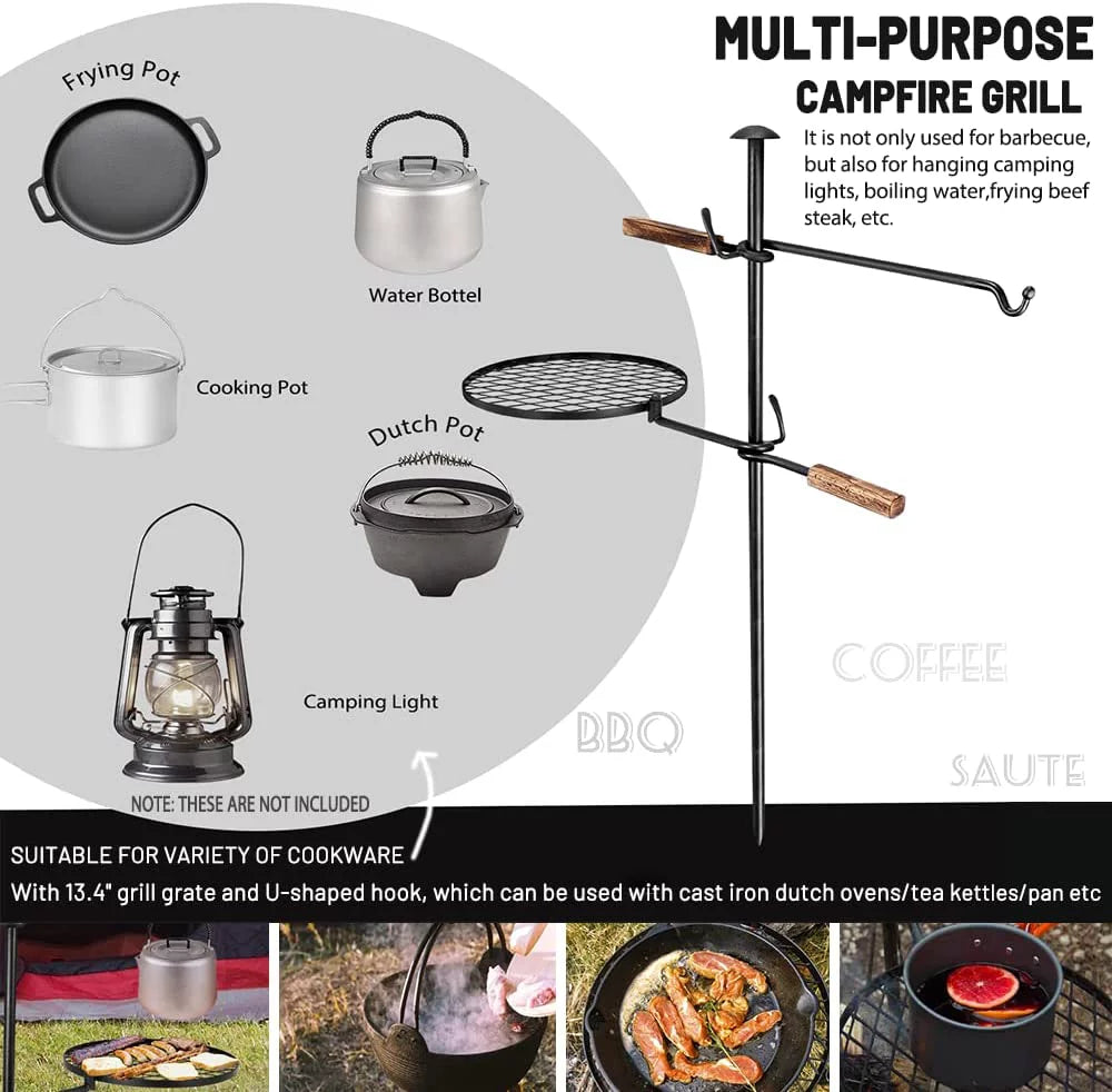 Swivel Campfire Grill S520874