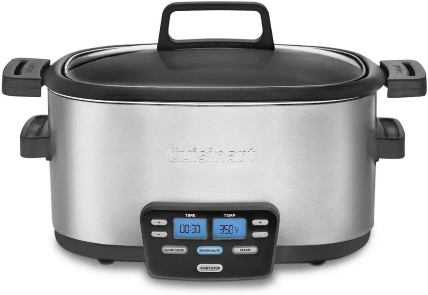 6 Quart 3-in-1 Stainless Steel Multicooker I4518