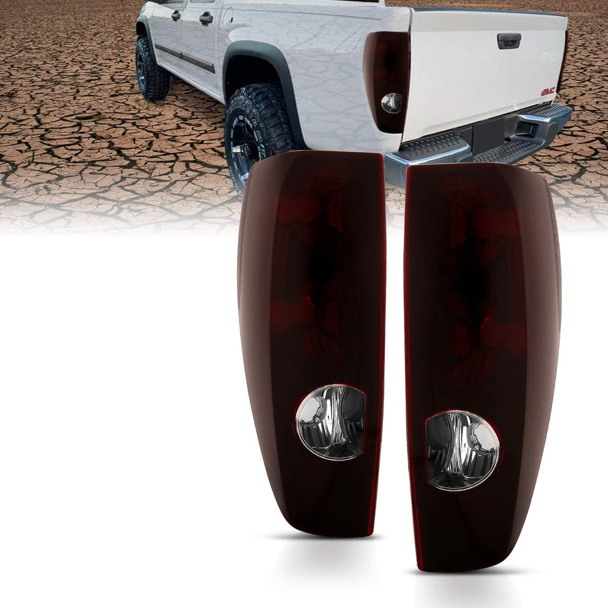 Passenger and Driver Side Brake Tail Lights Set of 2 V861456