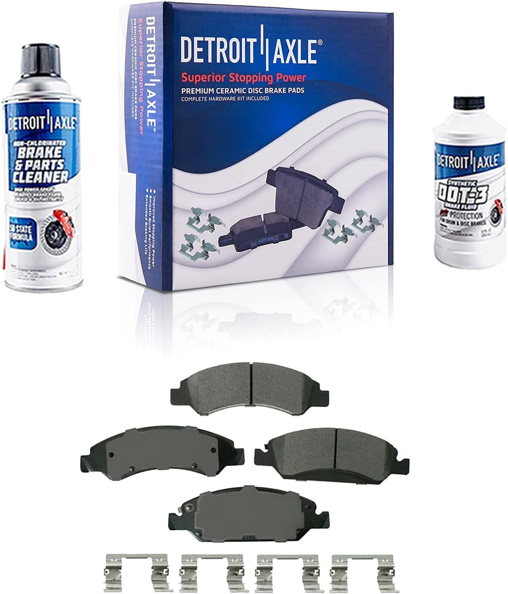 Front Drilled Slotted Disc Rotors and Brake Pads 6pc Set S1567