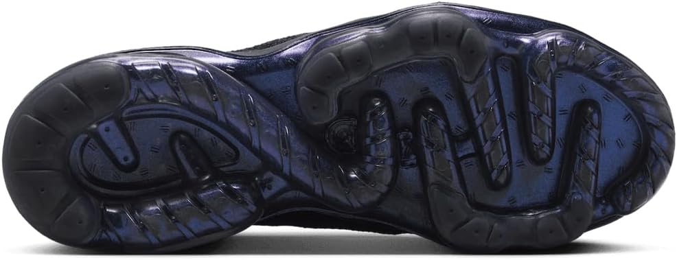 Black Metallic Silver Multi-Color Flyknit Shoes O515
