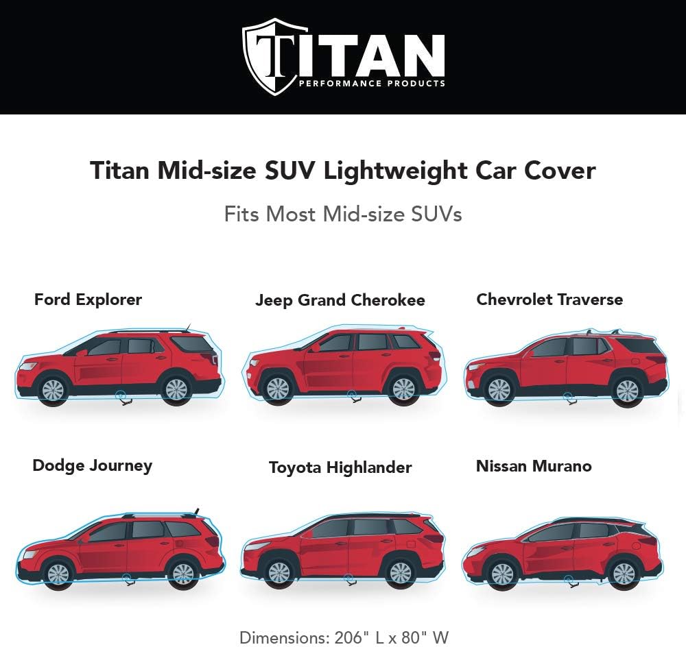 Lightweight Poly 210T Car Cover for Large Sedans M526209