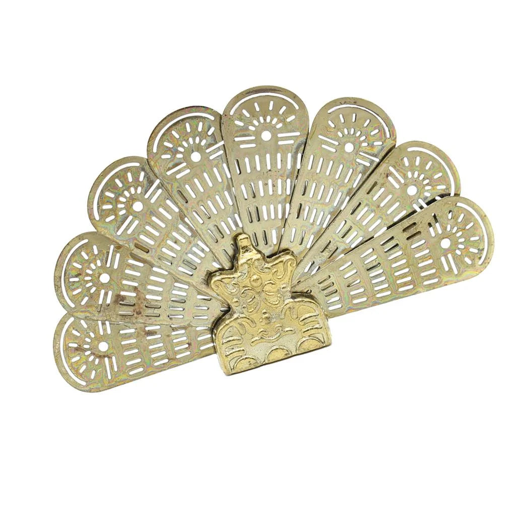 Miniature Metal Fireplace Fan For 1/12 Scale Dollhouse Accessory R365635