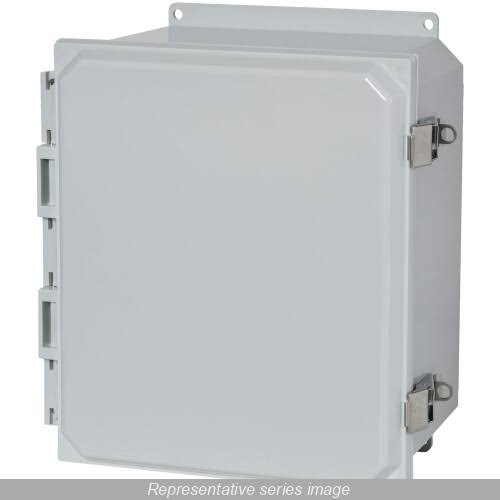 Polycarb 14x12x6 Latch Clear Case P697