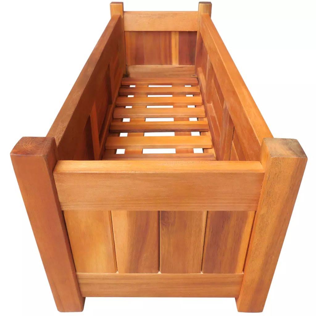 Garden Raised Bed Acacia Wood W7054