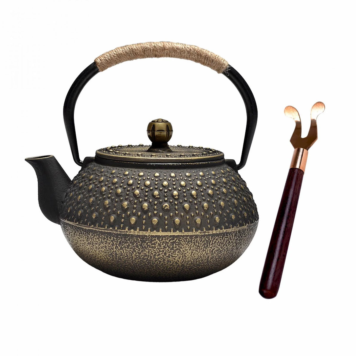 Cast Iron Teapot Tea Kettle Q32986