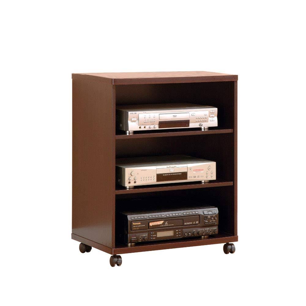 Brown TV Stand with Casters S542