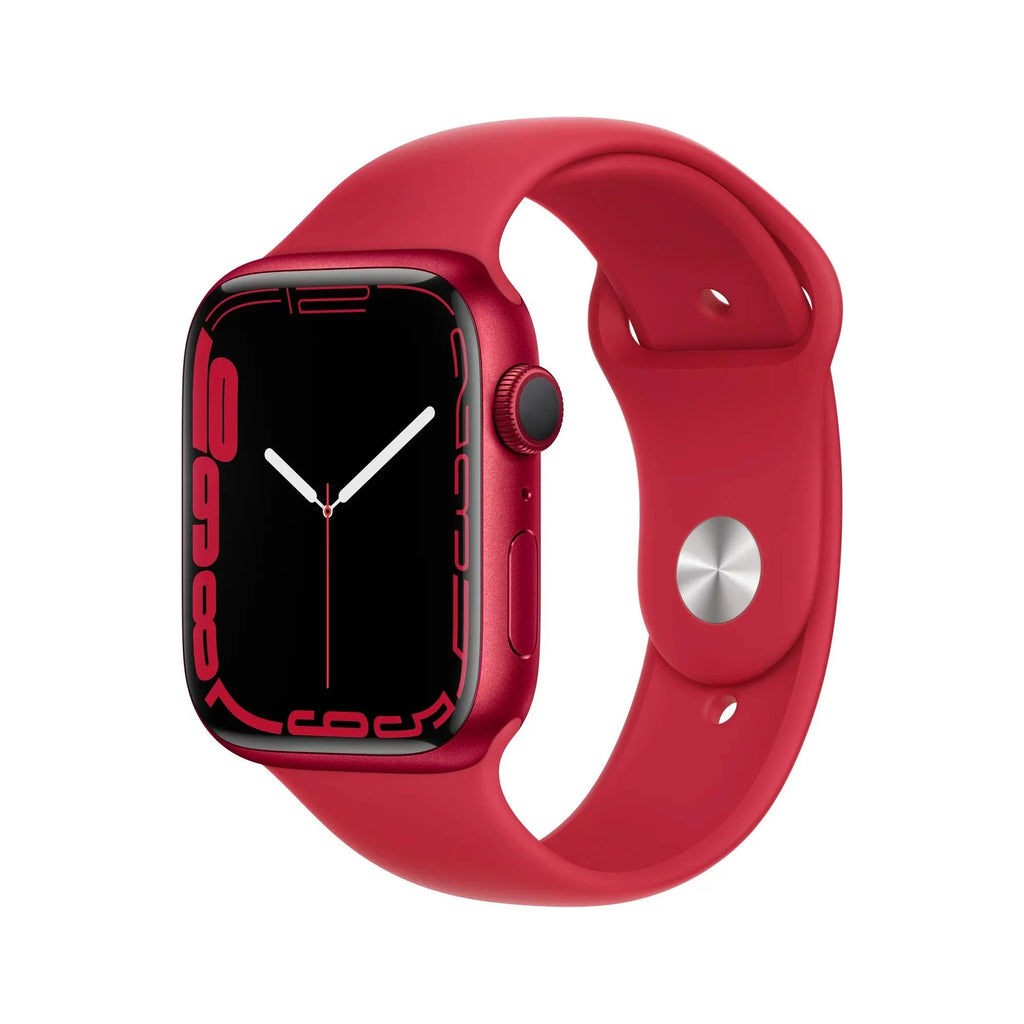 Red 45 mm Aluminum Case Smartwatch with Sport Band P6664