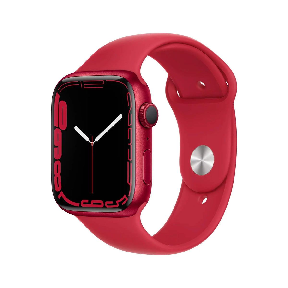 Red 45 mm Aluminum Case Smartwatch with Sport Band P6664
