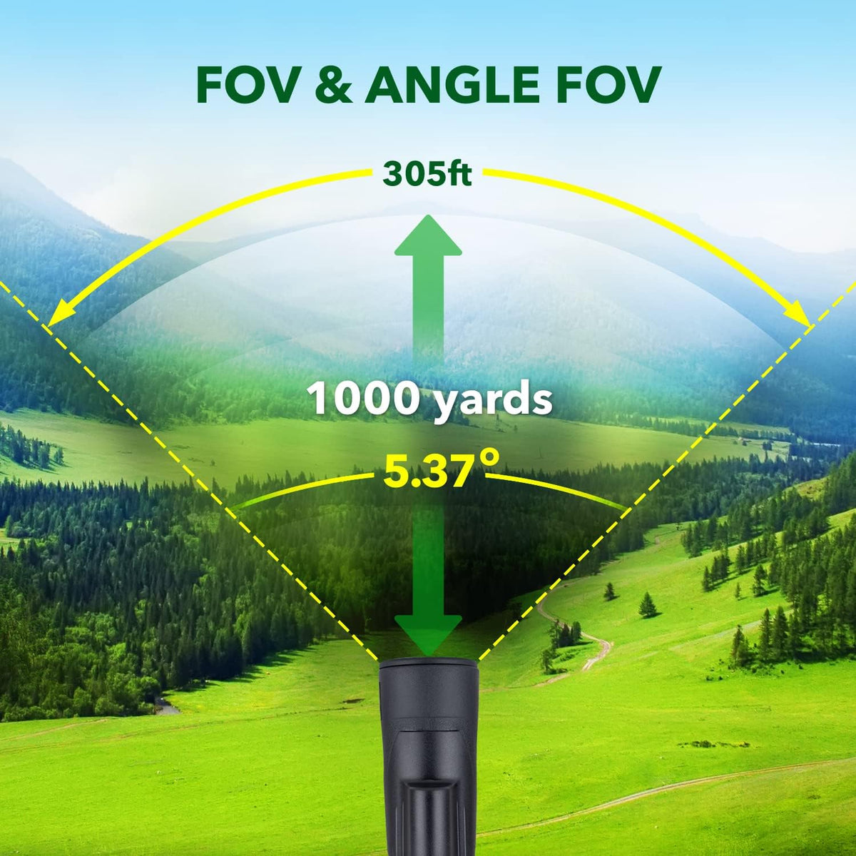 10X42 Waterproof Monocular Telescope with Tripod J17984