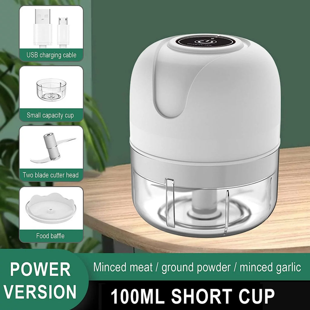 100 Ml Electric Mini Garlic Chopper L229462