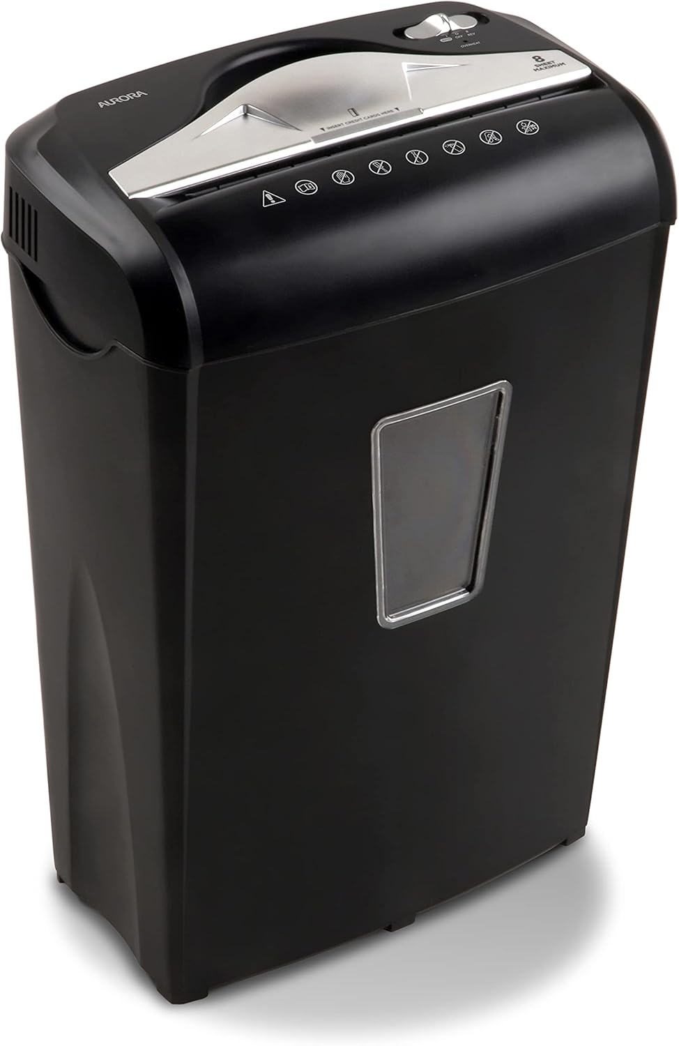 6-Sheet Micro-Cut Paper Credit Card Shredder with 3.5-Gallon Wastebasket, Pack of 2 F83955