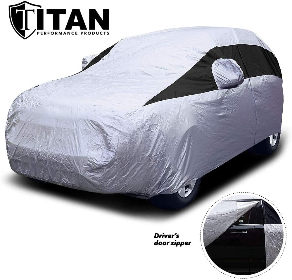 Lightweight Poly 210T Car Cover for Large Sedans M526209