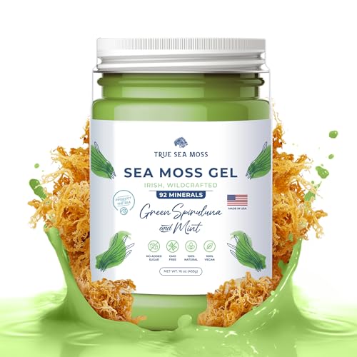 Wildcrafted Irish Sea Moss Gel Green Spirulina Z61252