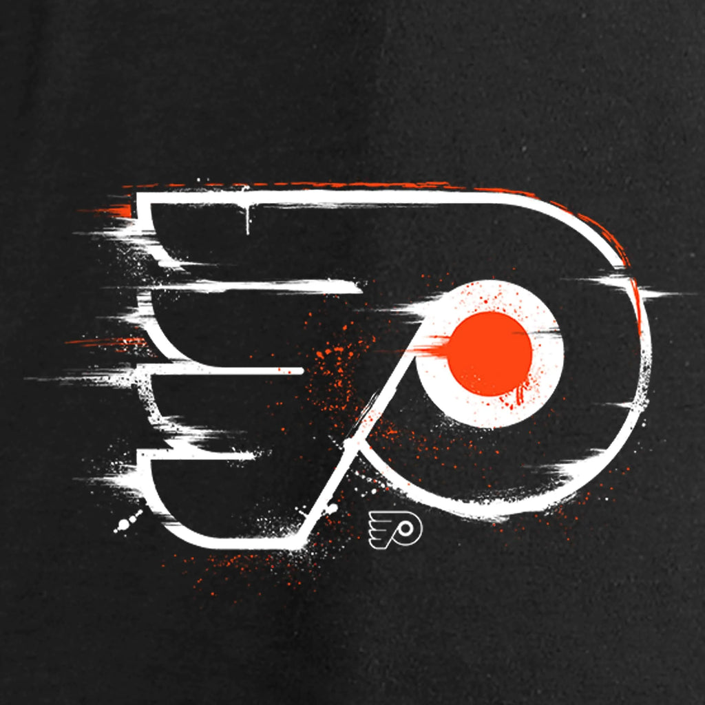 Black Philadelphia Flyers V-Neck Long Sleeve T-Shirt M1294