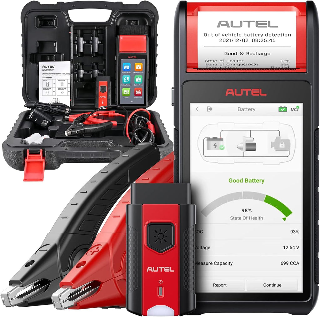 12V 100-3000 CCA Battery Tester with Cranking & Charging Systems Analyzer N448488