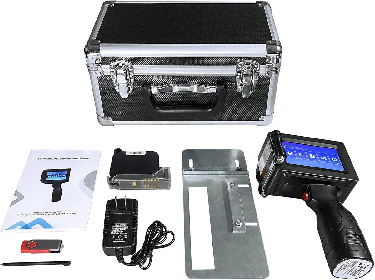 Handheld Inkjet Printer with 3.7 Inch Touch Screen H508