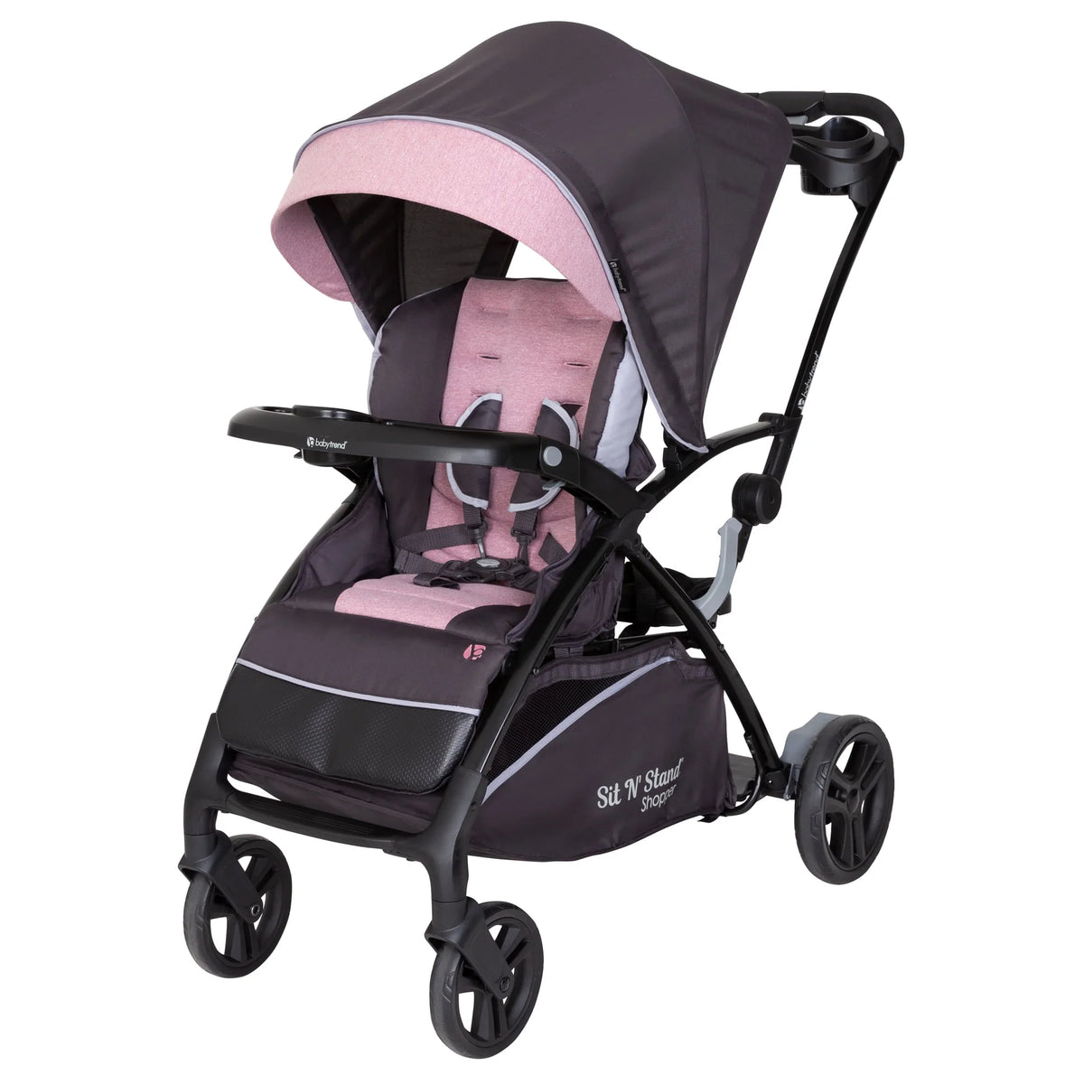 Pink 5-in-1 Stroller W4633