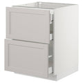White 3 Drawer Base Cabinet C758