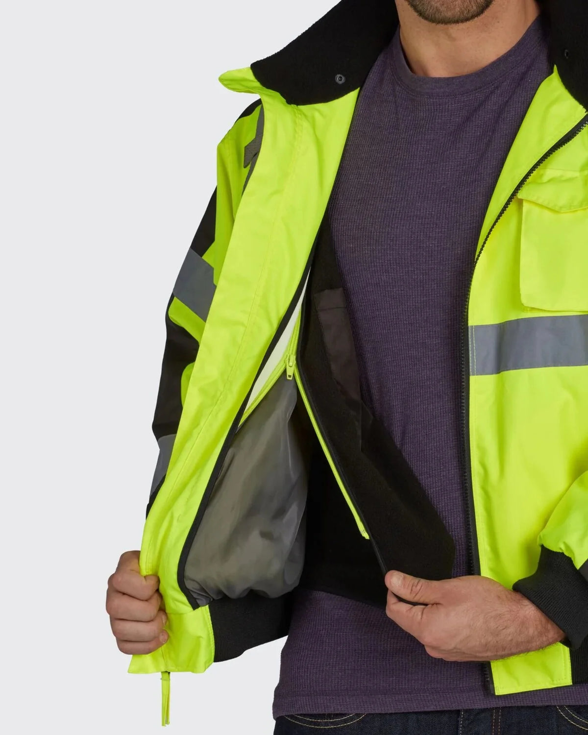 High Visibility Waterproof 3-Season Jacket P391