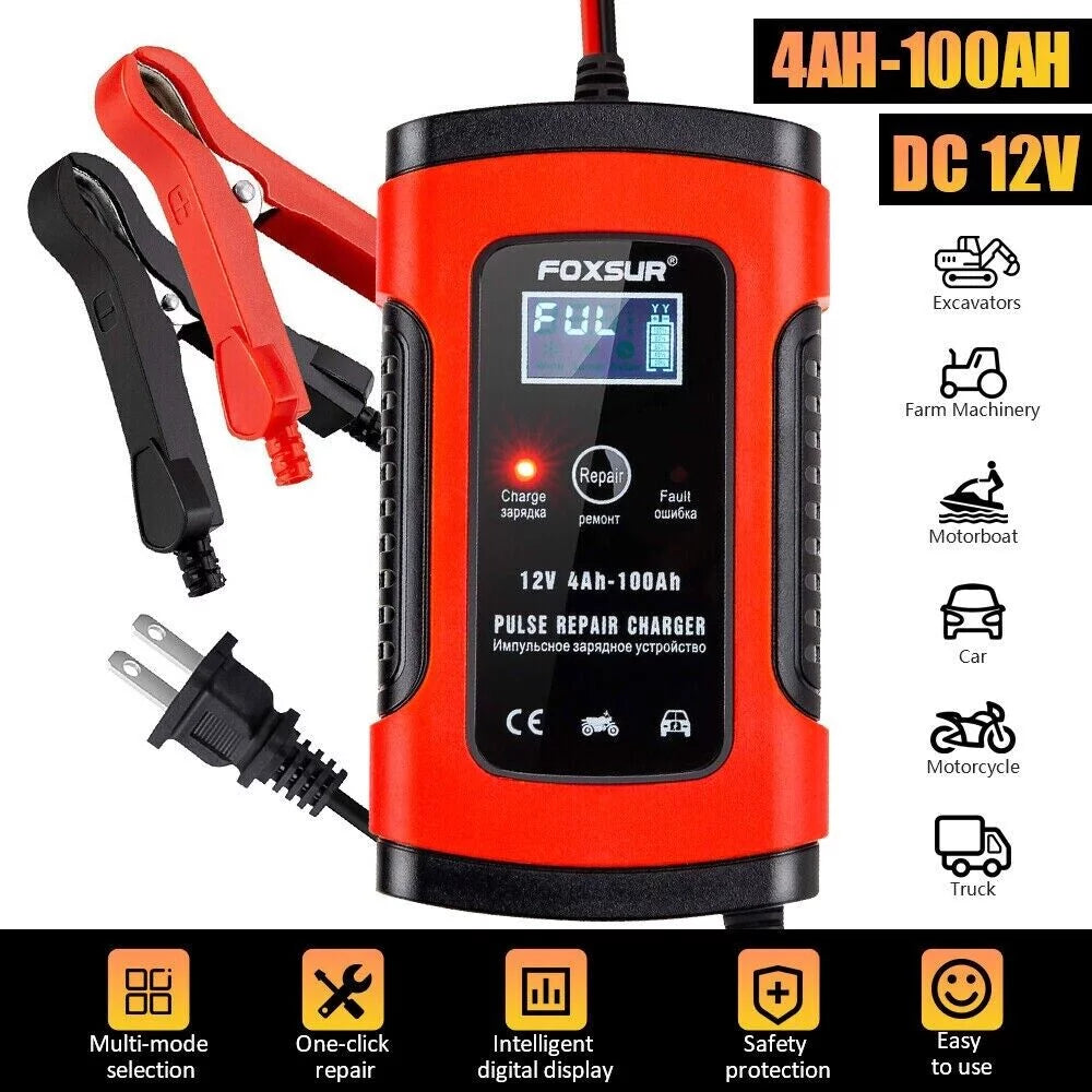 12V Automatic Battery Charger Maintainer C99385