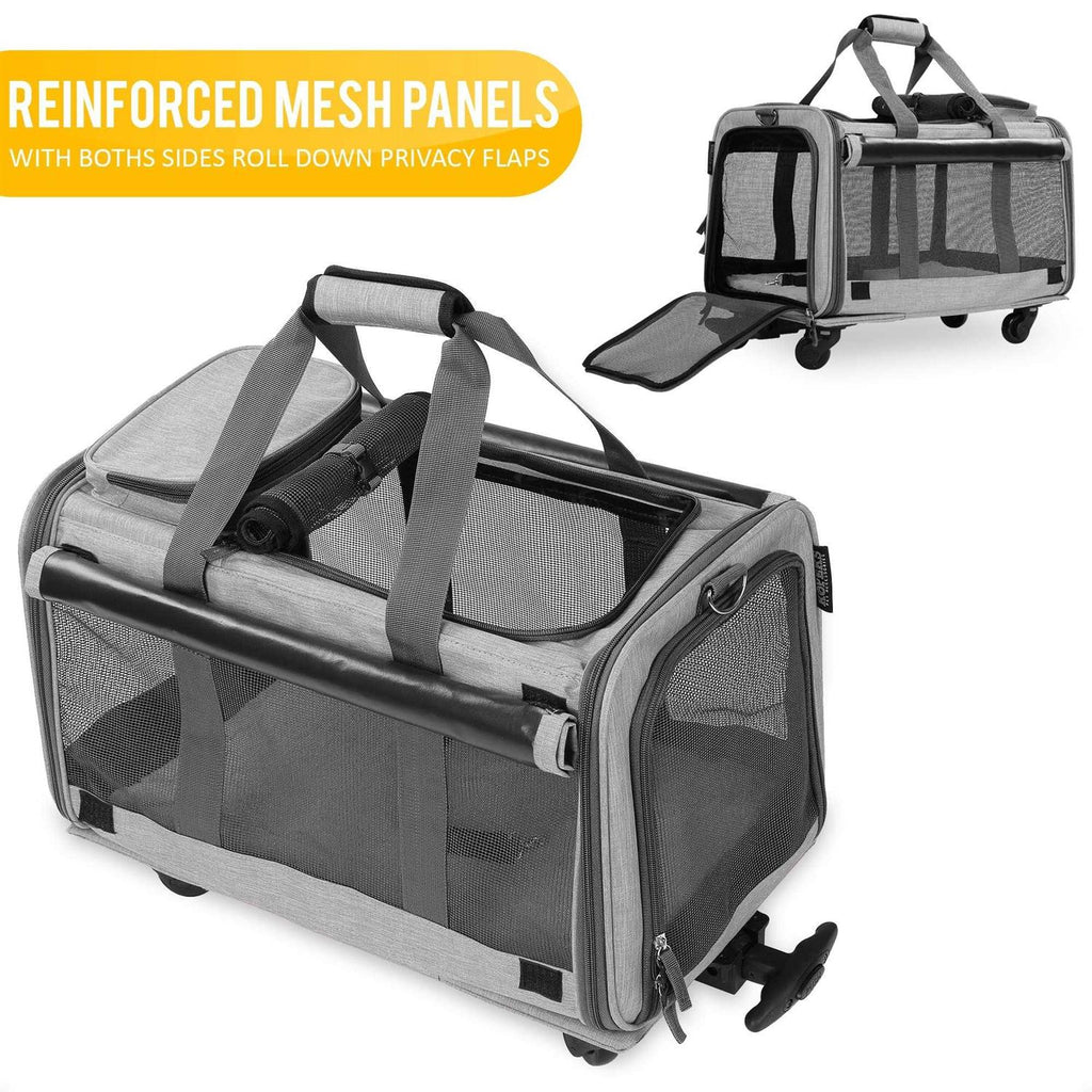 Pet Carrier with Detachable Wheels V82781