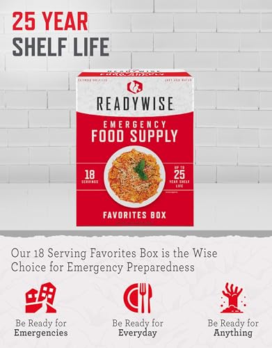18 Servings Emergency Food Supply with Freeze Dried & Dehydrated Meals V474