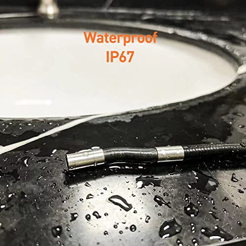 10FT Articulating Borescope Inspection Camera with Two-Way Steering U1737