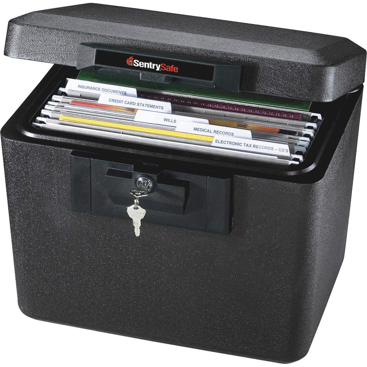 Black Fire Protection Document & File Safe H478603
