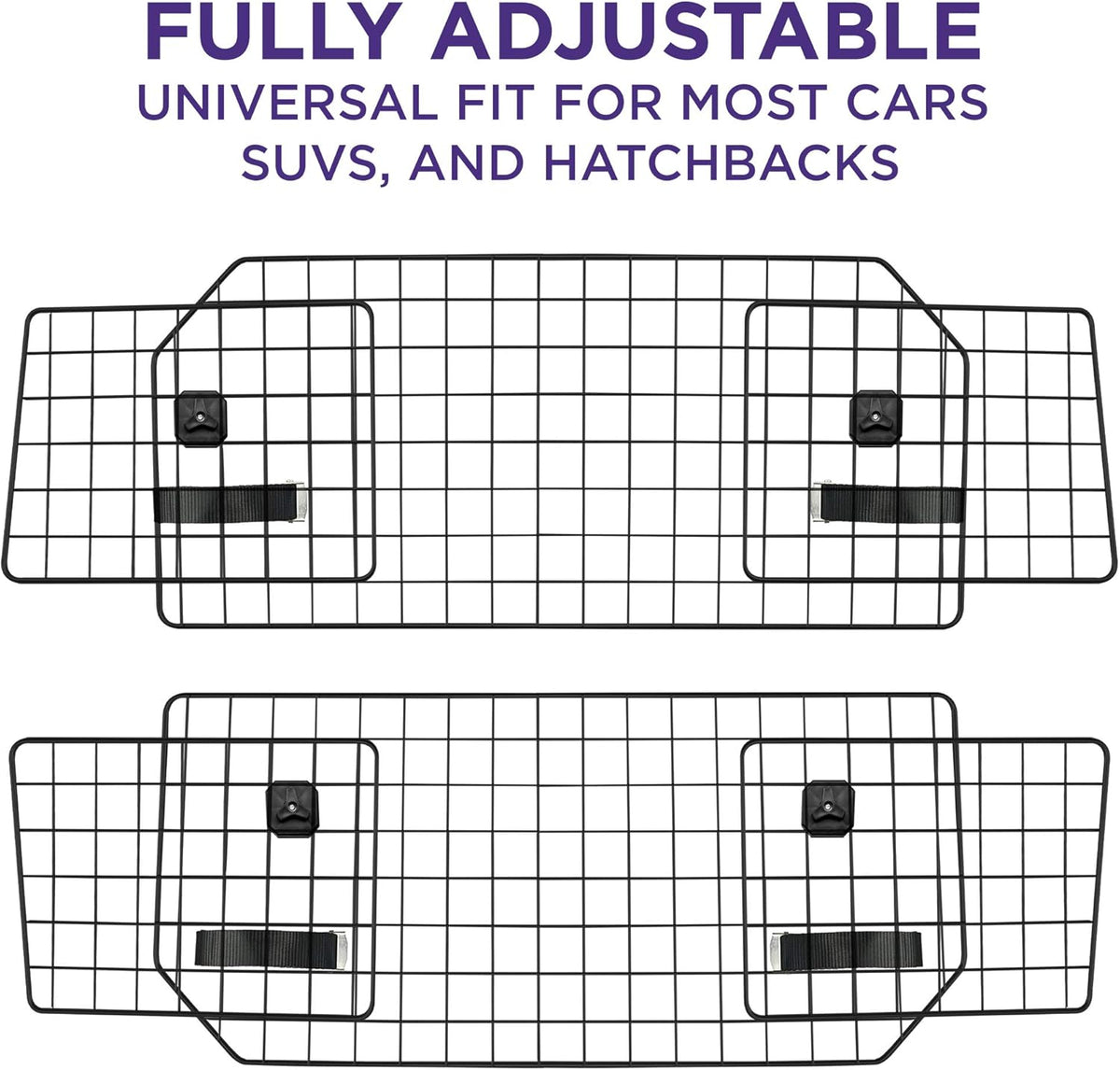 Adjustable Heavy-Duty Wire Mesh Dog Barrier Q87587