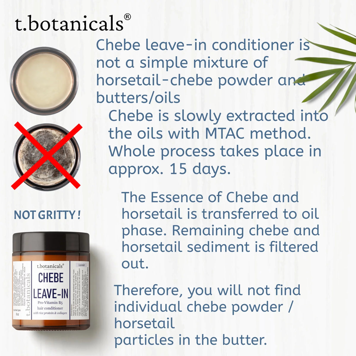 Chebe Leave In Conditioner with Provitamin B5, Chebe Butter, Chebe Powder, Chebe Oil, Silk Amino Acids, Collagen, 8 oz U85413