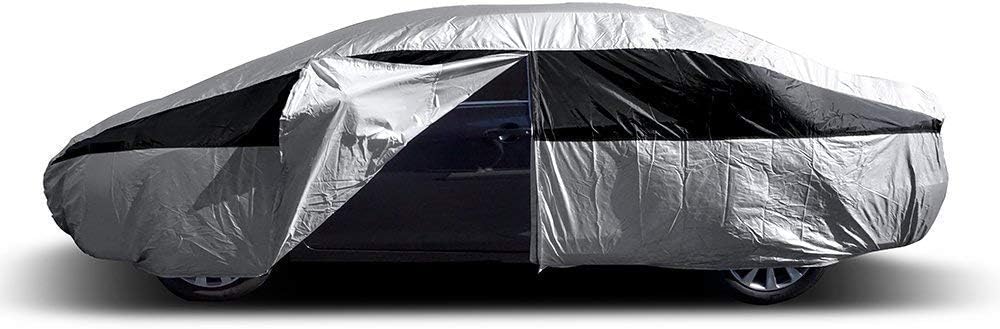 Lightweight Poly 210T Car Cover for Large Sedans M526209