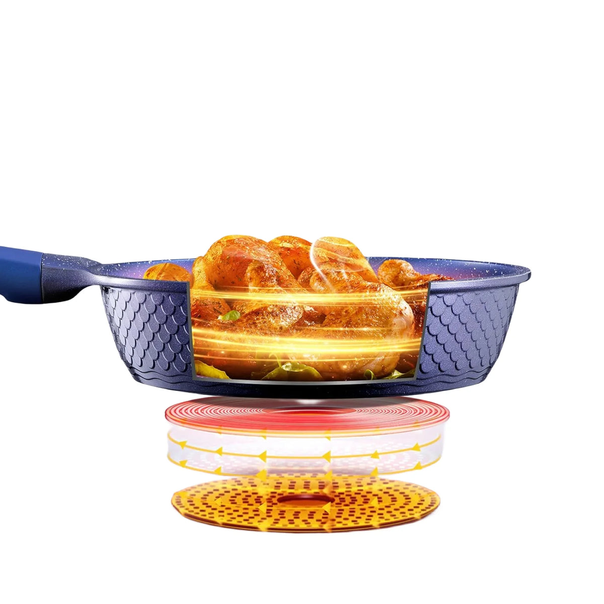 8 Inch Nonstick Frying Pan with Lid R95478