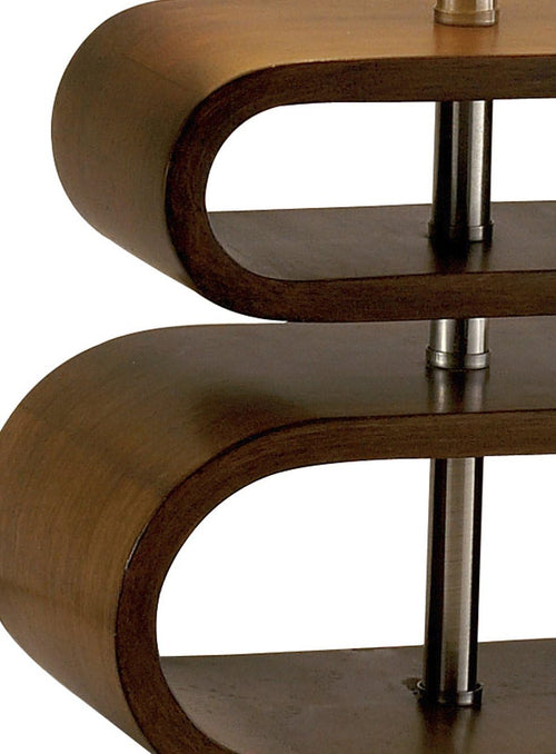 19.5 in Walnut Table Lamp F8057