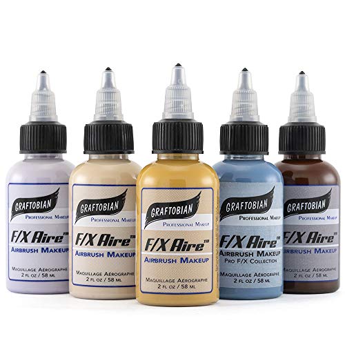 Primary Colors Set (5 Colors) Airbrush Makeup Body Paint D77890