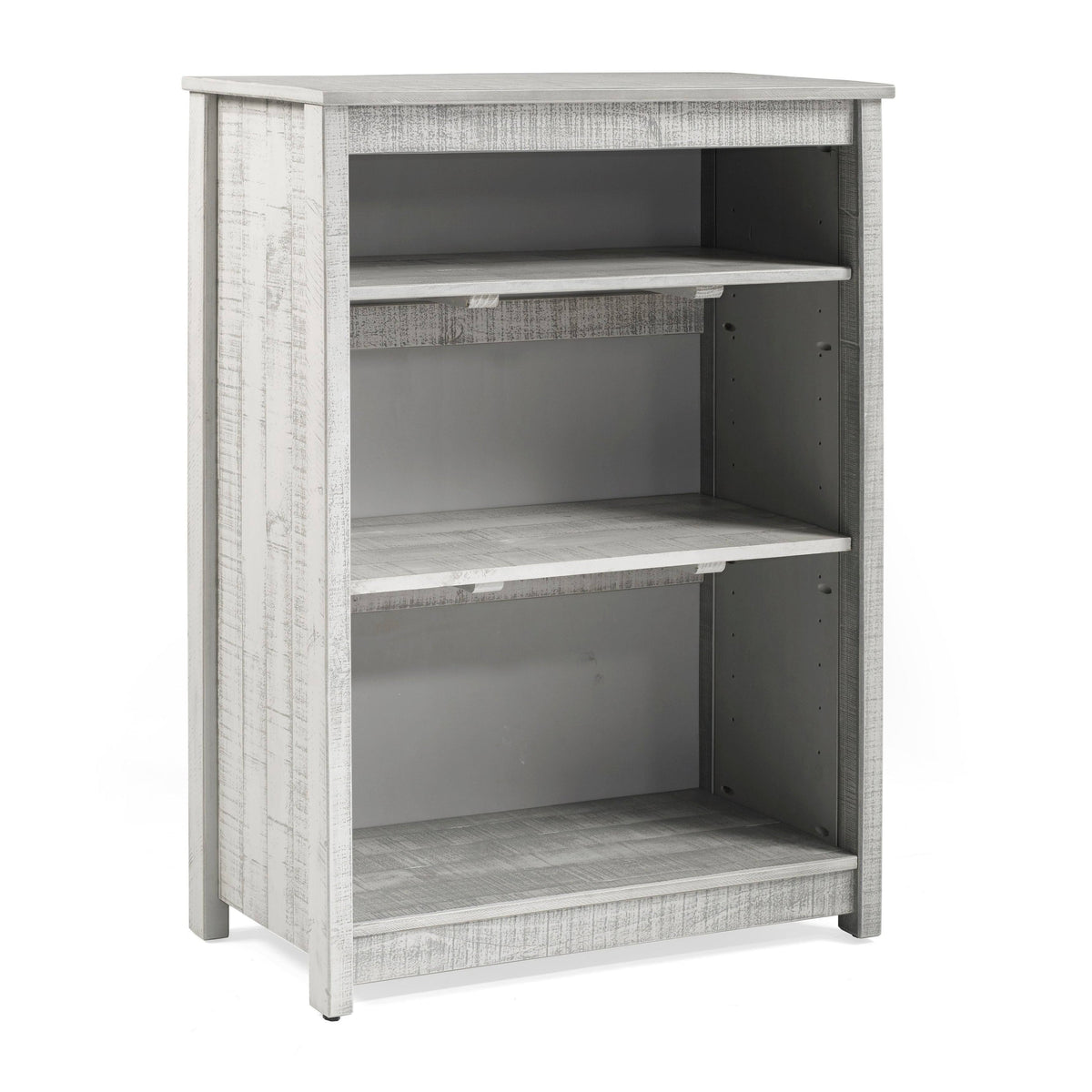Grey Wood 3-Shelf Bookcase V446
