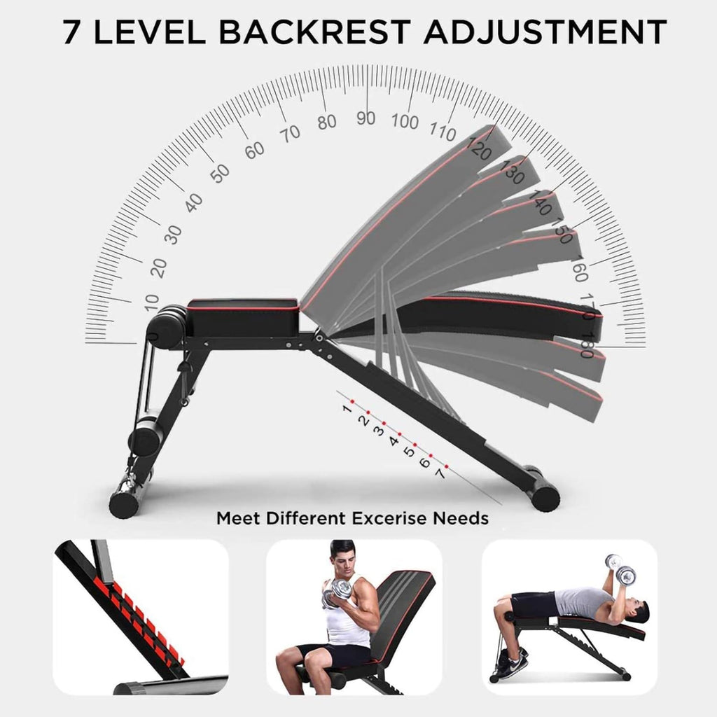 Folding Adjustable Weight Bench N54285