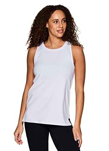 Women's Relaxed Fit Super Soft Ribbed Side Sleeveless Workout Tank Top B444469
