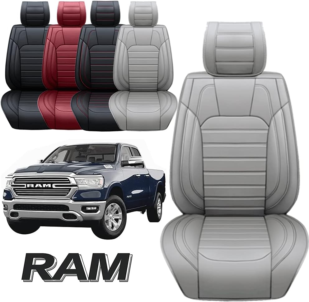 Car Seat Covers Full Set Black-Red C48161