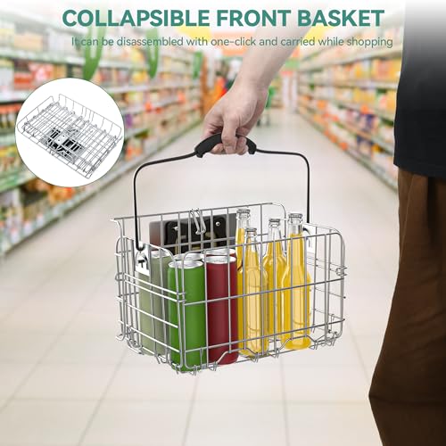 24 & 26 Inch 3-Wheel Adult Tricycle with Front and Rear Baskets N14110