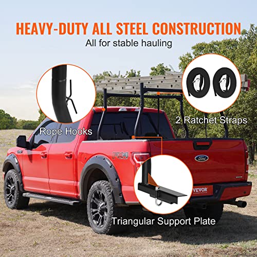 71in Aluminum Truck Rack with 8 Non-Drilling C-Clamps B85041