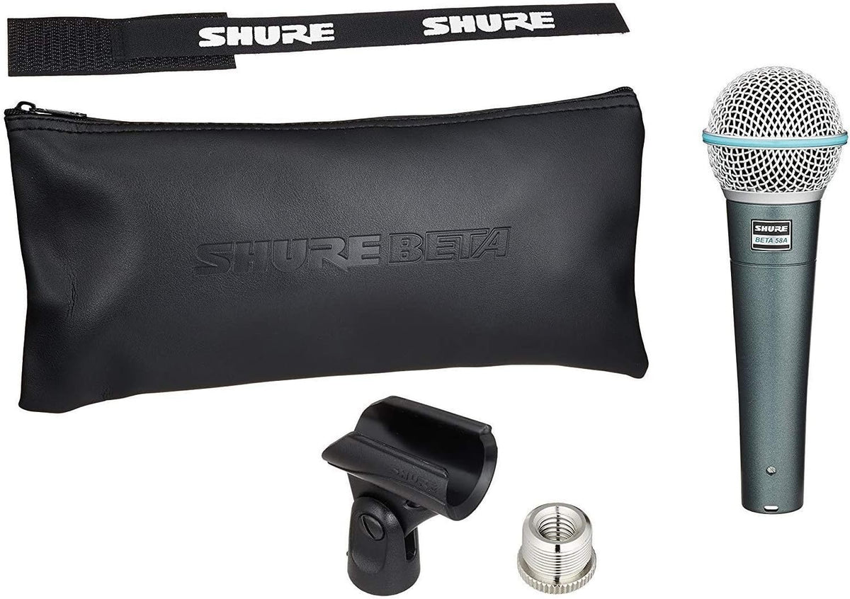 Supercardioid Dynamic Vocal Microphone with Stand Adapter and Storage Bag F58708