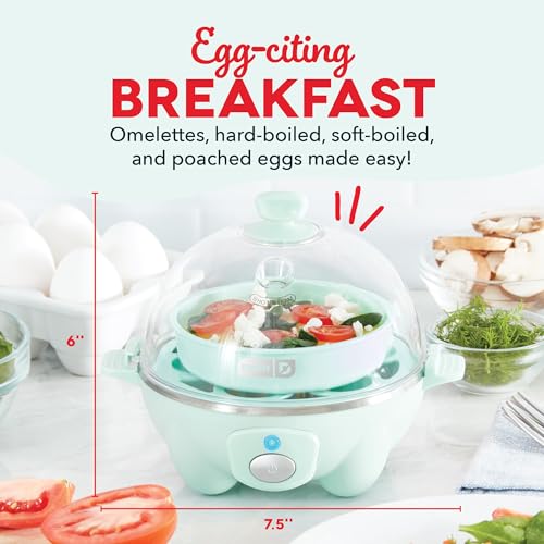 6 Egg Capacity Electric Egg Cooker Black S4316