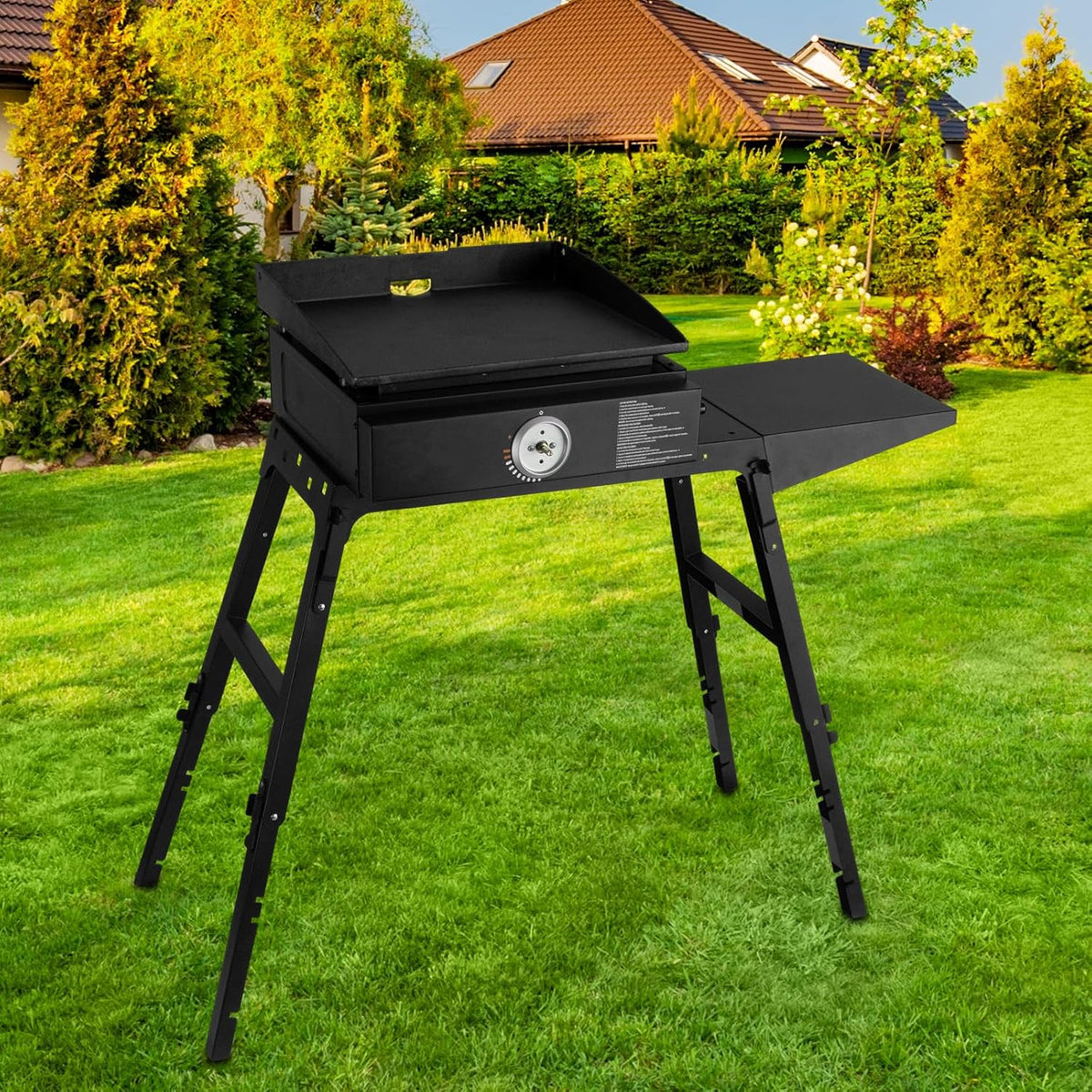 Portable Griddle Stand for Outdoor Camping Cooking X631