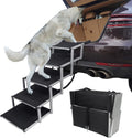 Lightweight Aluminum Foldable Dog Steps with Nonslip Surface B78368