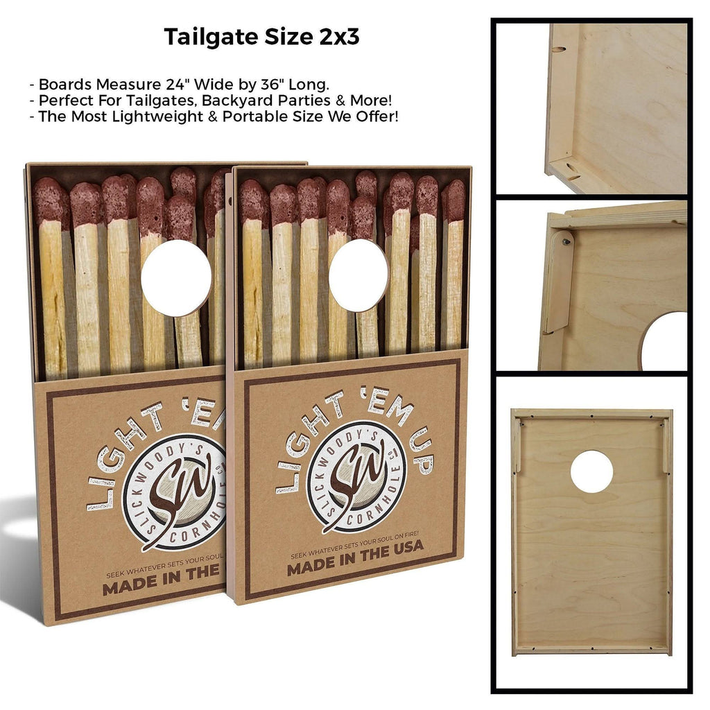 Cornhole Board Set with Carrying Case Y868655