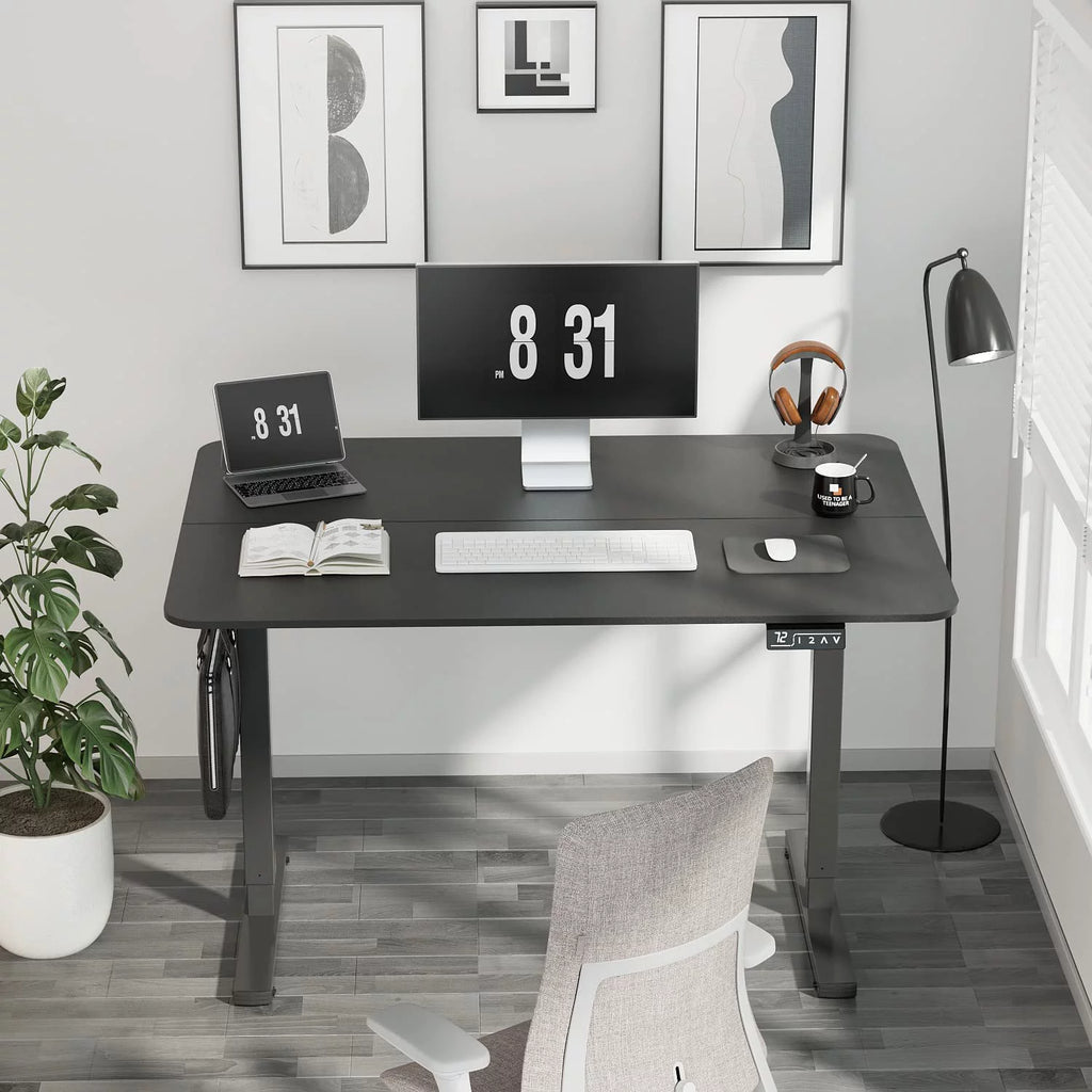 White 40 inch Electric Standing Desk I67966