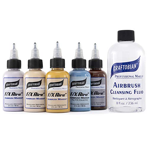Primary Colors Set (5 Colors) Airbrush Makeup Body Paint D77890
