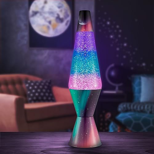14.5" Silver Glitter Motion Lamp M960310